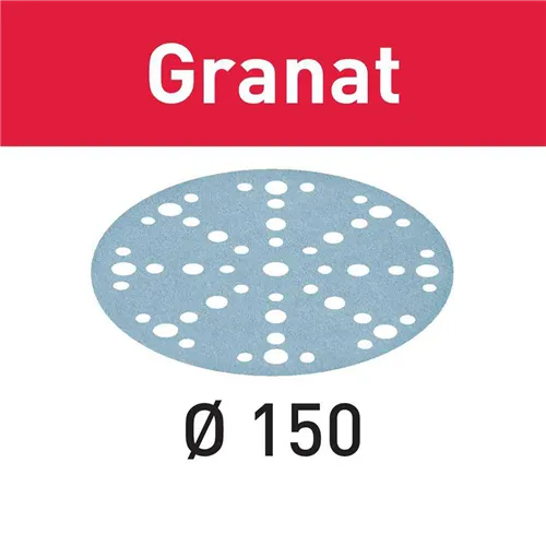 Festool Abrasive sheet STF D150/48 - P500 GR/100 Granat