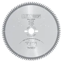 CMT Solid Surface and Corian Saw Blade - D300x3,2 d30 Z84 HW