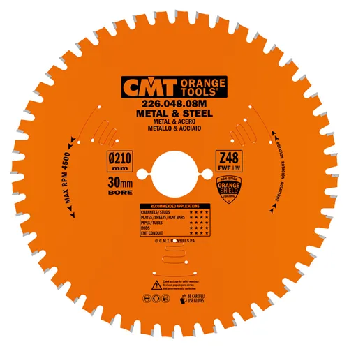 CMT Industrial Dry Cutter Steel Saw Blade - D305x2,2 d25,4 Z60 HW