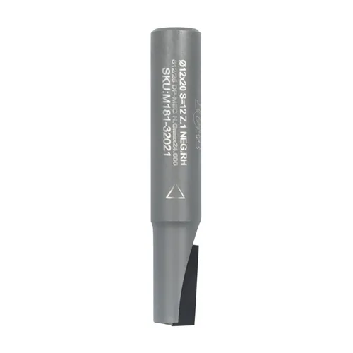 IGM M181 Diamond Router Cutter with Negative Shear Angle - D12x20 L70 S=12 Z1neg.