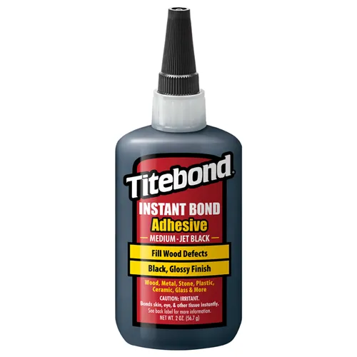 Titebond Instant Medium Jet Black Glue - 59ml