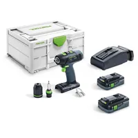 Festool Cordless drill T 18+3 HPC 4,0 I-Plus