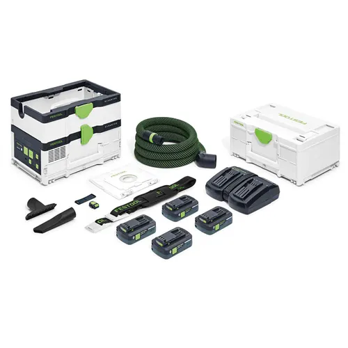 Festool Cordless mobile dust extractor CLEANTEC CTLC SYS HPC 4,0 I-Plus