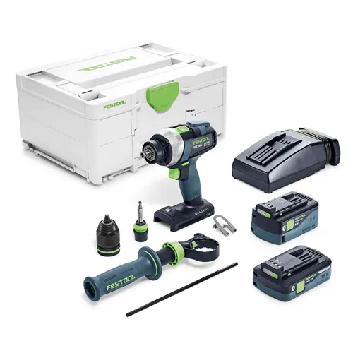 Festool Cordless drill QUADRIVE TDC 18/4 5,0/4,0 I-Plus