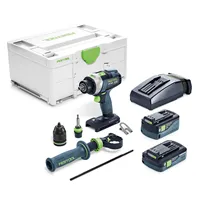 Festool Cordless percussion drill TPC 18/4 5,0/4,0 I-Plus QUADRIVE