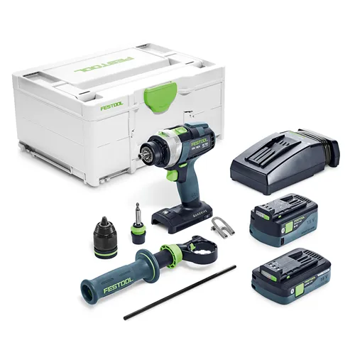 Festool Cordless percussion drill TPC 18/4 5,0/4,0 I-Plus QUADRIVE