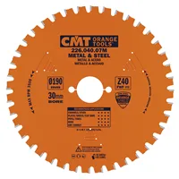 CMT Industrial Dry Cutter Steel Saw Blade - D190x2,0 d30 Z40 HW