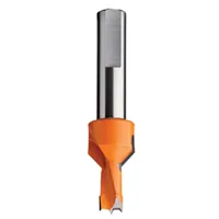 CMT 376 Dowel Drill with Countersink S10 L57,5 HW - D10x13 S=10 L57,5 RH