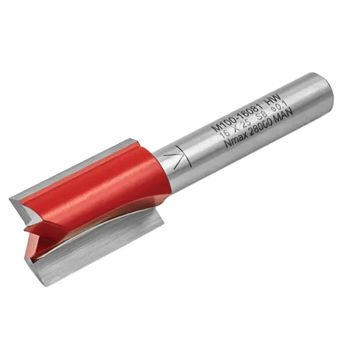 IGM M100 Straight Router Bit - D16x25 L65 S=8 HW