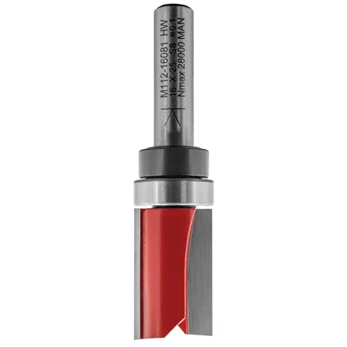 IGM M112 Pattern Router Bit with Bearing - D16x25 L65 S=8 HW