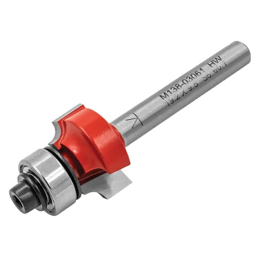 IGM M138 Roundover Router Bit - R3 D19,15x9,5 L61 S=6 HW