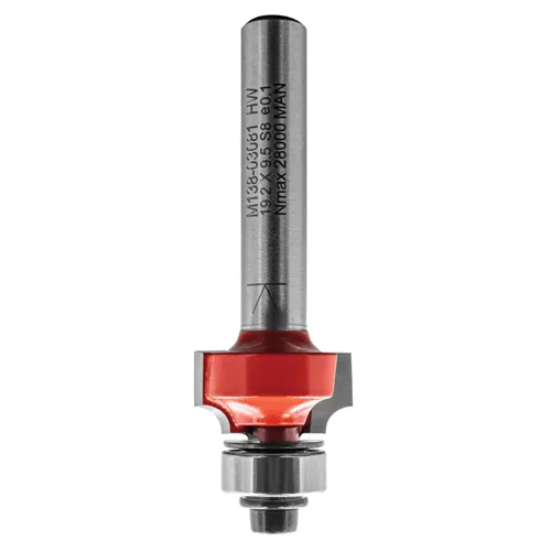 IGM M138 Roundover Router Bit - R3 D19,15x9,5 L61 S=8 HW