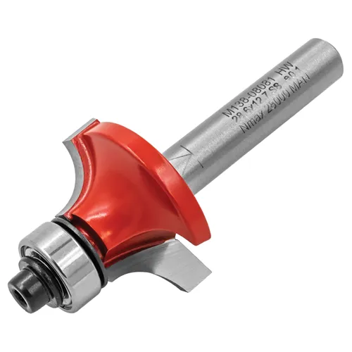 IGM M138 Roundover Router Bit - R8 D28,7x12,7 L64 S=8 HW