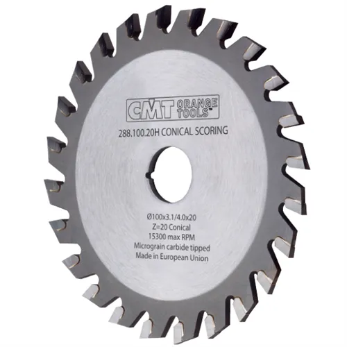 CMT Conical Scoring Blade for CNC Panel Sizing Machine-D200x4.7-6.0 d45 Z36 HW (Unpacked)