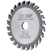 CMT Conical Scoring Blade for CNC Panel Sizing Machine-D200x4.7-6.0 d45 Z36 HW (Unpacked)