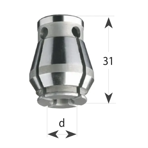 IGM Precision Collet for MK2 F400-026-d=6,35 mm (Unpacked)