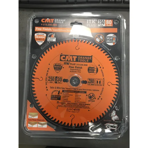 CMT ITK Ultra Thin-Kerf Fine Finish Saw Blade, D250x2,4 d30 Z80 HW (Unpacked)