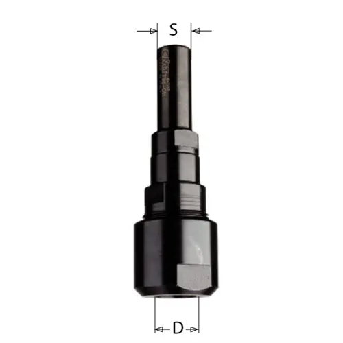 Clamping Collet Head, for S=12,7 mm D=12,7 (Unpacked)