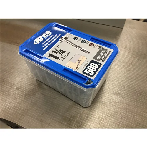 Kreg Zinc Maxi-Loc Pocket-Hole Screws, 32 mm, coarse thread, 500 pcs (Unpacked)