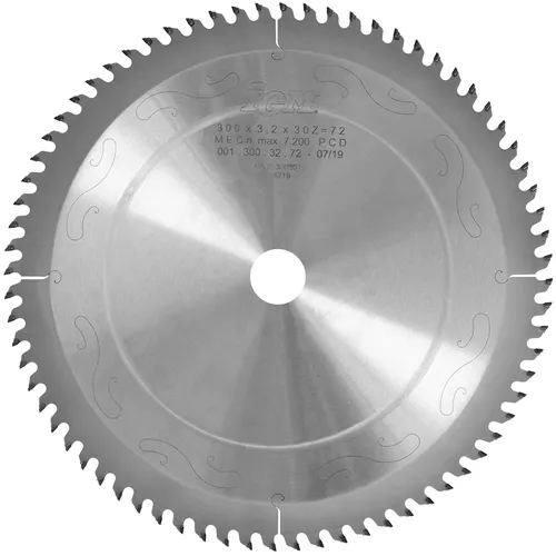 IGM Diamond Saw Blade for Laminated Chipboard & DTD, D300x3,2 d30 Z72 H.4 (Used)
