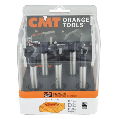 CMT C512 Set of Boring Bits 5pcs, D15-20-25-30-35 HW (Unpacked)