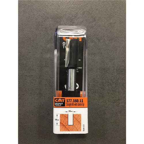 CMT C177 Straight Bit with Plunge, D16x35 L90 S=12 HW (Unpacked)
