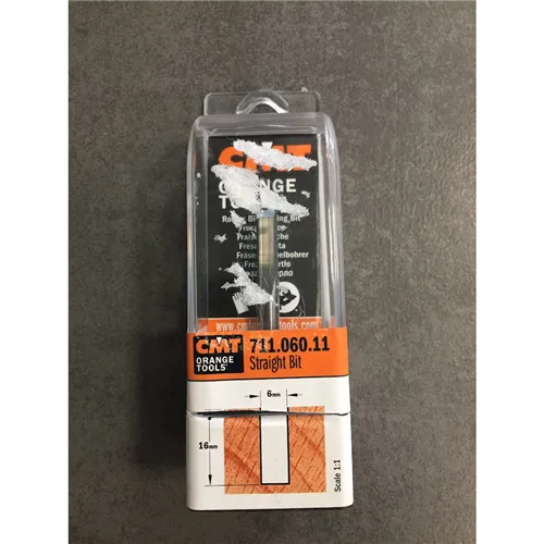 CMT C711 Straight Bit, D6x16 L50 S=6 HWM (Unpacked)