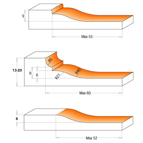 CMT Professional Raised Panel Cutter Head MAN - D183x30 d30 Z2+2 ALU (Unpacked)