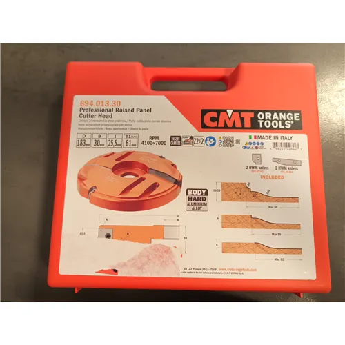 CMT Professional Raised Panel Cutter Head MAN - D183x30 d30 Z2+2 ALU (Unpacked)