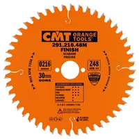 CMT Industrial Universal Saw Blade for Portable Machines - D216x2,8 d30 Z48 HW -5°Neg (Used)