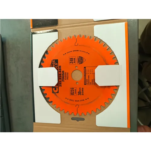 CMT Industrial Universal Saw Blade for Portable Machines - D216x2,8 d30 Z48 HW -5°Neg (Used)