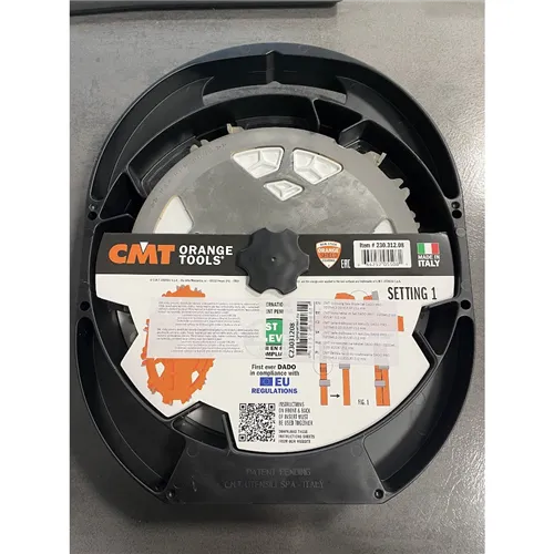 CMT Grooving Saw Blade Set DADO PRO - D203x6,2-20 d15,87 Z12 HW (Used)