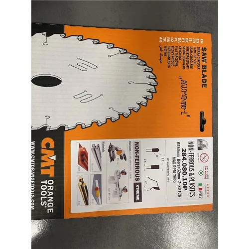 CMT XTreme Saw Blade for Non-ferrous Metal and Plastic - D250x3,2 d32 Z80 HW (Unpacked)